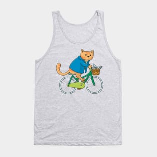 Bicycle Cat Tank Top